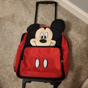 Kid's Mickey Backpack and Rolling Bag